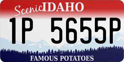 ID license plate 1P5655P