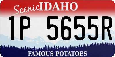 ID license plate 1P5655R