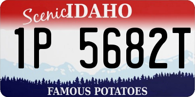 ID license plate 1P5682T