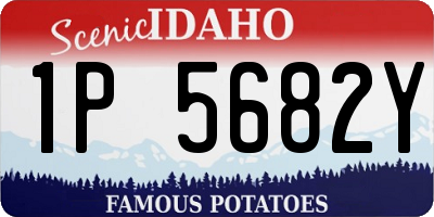 ID license plate 1P5682Y