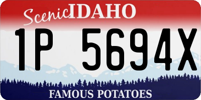 ID license plate 1P5694X
