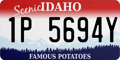 ID license plate 1P5694Y