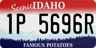 ID license plate 1P5696R