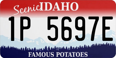 ID license plate 1P5697E