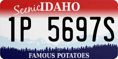 ID license plate 1P5697S