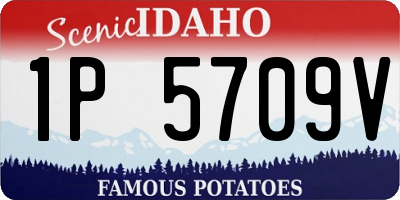 ID license plate 1P5709V