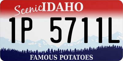 ID license plate 1P5711L