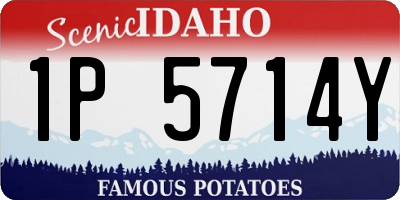 ID license plate 1P5714Y