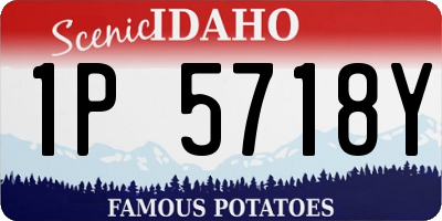 ID license plate 1P5718Y