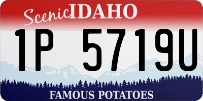 ID license plate 1P5719U