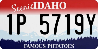 ID license plate 1P5719Y