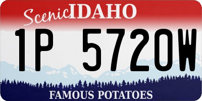 ID license plate 1P5720W