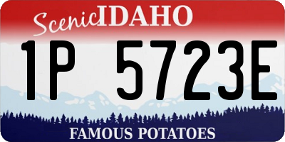 ID license plate 1P5723E