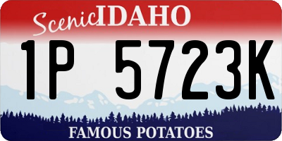 ID license plate 1P5723K