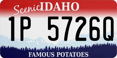 ID license plate 1P5726Q