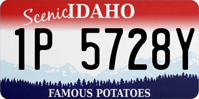 ID license plate 1P5728Y