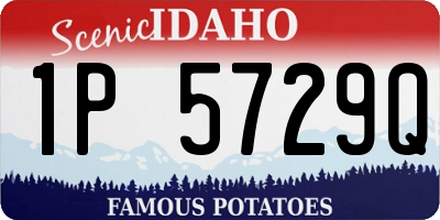 ID license plate 1P5729Q
