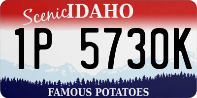 ID license plate 1P5730K