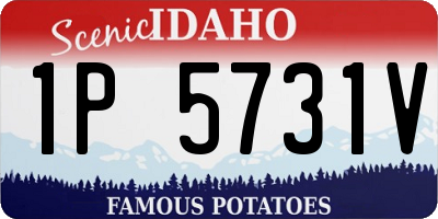 ID license plate 1P5731V