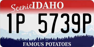 ID license plate 1P5739P