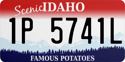 ID license plate 1P5741L