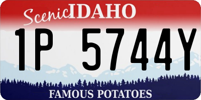 ID license plate 1P5744Y