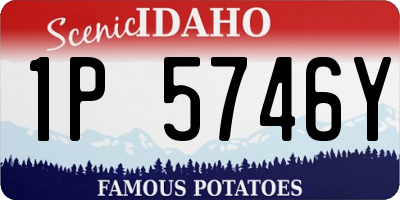 ID license plate 1P5746Y