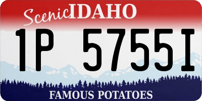 ID license plate 1P5755I
