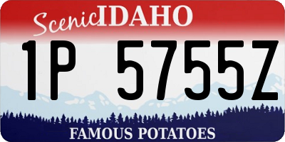 ID license plate 1P5755Z