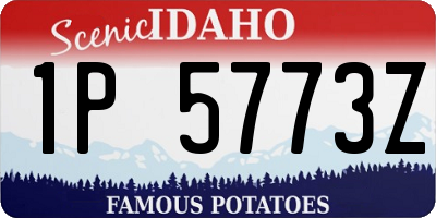 ID license plate 1P5773Z