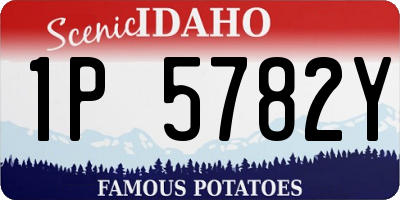 ID license plate 1P5782Y