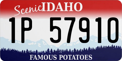 ID license plate 1P5791O