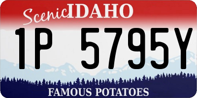 ID license plate 1P5795Y