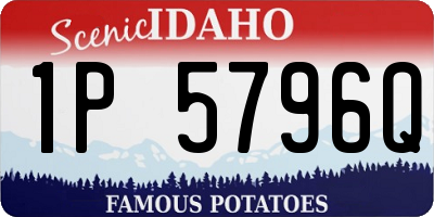 ID license plate 1P5796Q