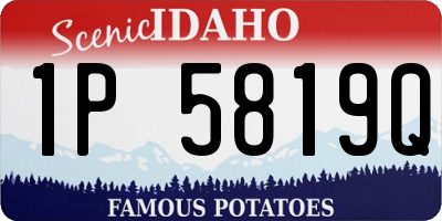 ID license plate 1P5819Q