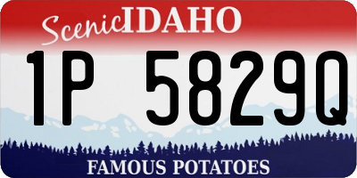 ID license plate 1P5829Q