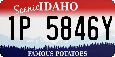ID license plate 1P5846Y