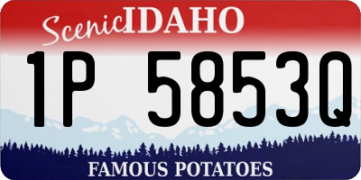 ID license plate 1P5853Q