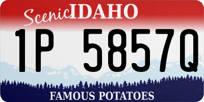 ID license plate 1P5857Q