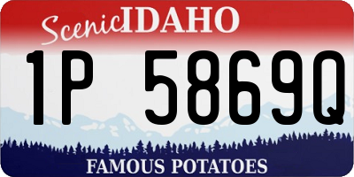 ID license plate 1P5869Q