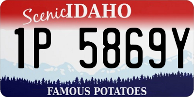 ID license plate 1P5869Y