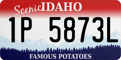 ID license plate 1P5873L