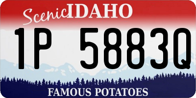 ID license plate 1P5883Q