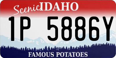 ID license plate 1P5886Y