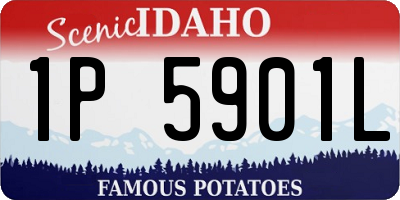 ID license plate 1P5901L