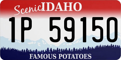 ID license plate 1P5915O
