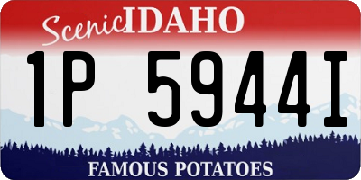 ID license plate 1P5944I