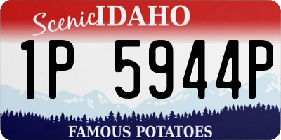 ID license plate 1P5944P