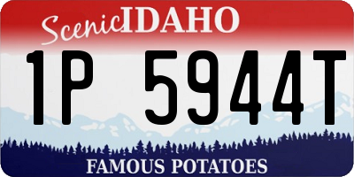 ID license plate 1P5944T