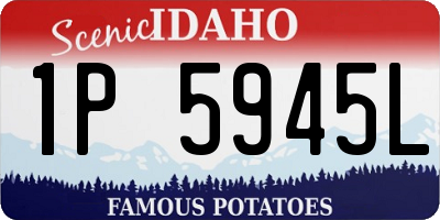 ID license plate 1P5945L
